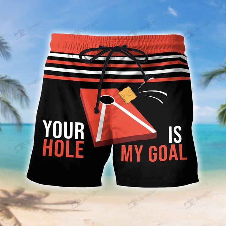 THO20070401 Your Hole Is My Goal Men's Shorts