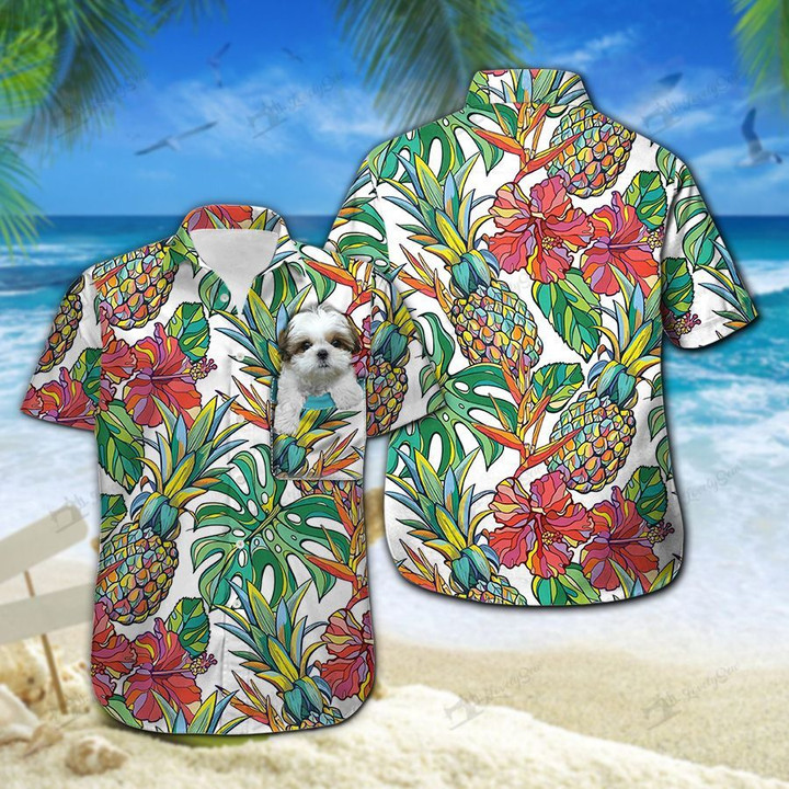 CHT0010 Shih Tzu Hawaii Shirts