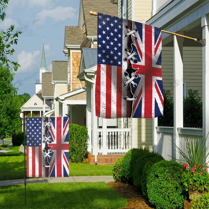 THF20071424 America & United Kingdom Flag