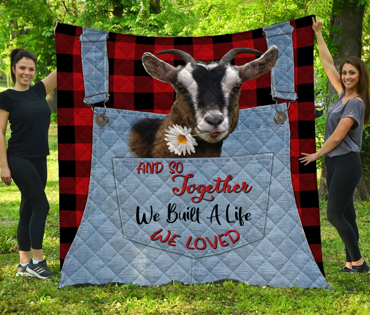Goat Quilt Bed Set & Quilt Blanket TUE4805 - TUQ4805