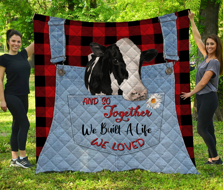 Dairy Cattle Quilt Bed Set & Quilt Blanket TUE4806 - TUQ4806