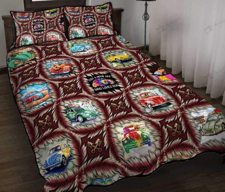 DIEX2907002-DIQX2907002-VW BUG Quilt Bed Set & Quilt Blanket
