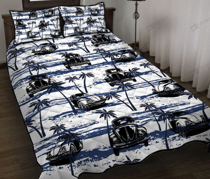 DIEX3107003-DIQX3107003-BUG BUS Quilt Bed Set & Quilt Blanket