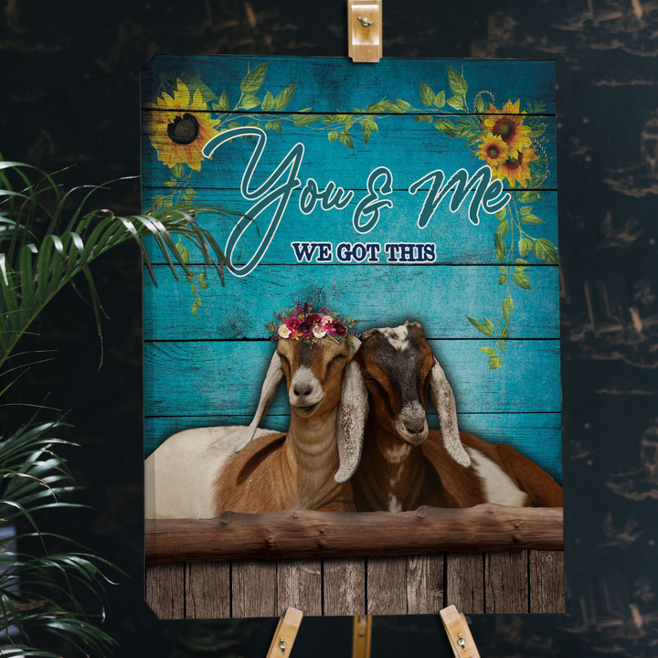 BID20080301 Goat You and Me We Got This Matte Canvas