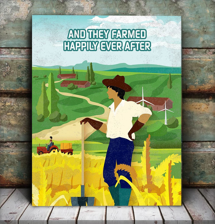 BID20080302 And They Farmed Happily Ever After Matte Canvas