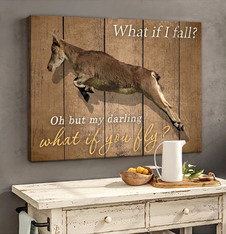 BID20080307 Goat What If You Fly Matte Canvas