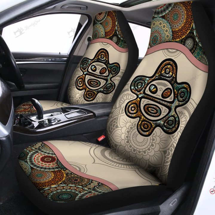 BIH20083112 Sol Taino Puerto Rico Mandala Car Seat Covers