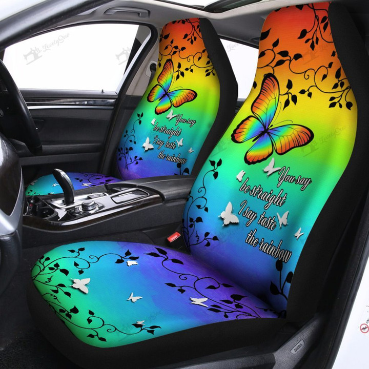 DVH20090301 LGBT Taste the rainbow Car Seat Cover