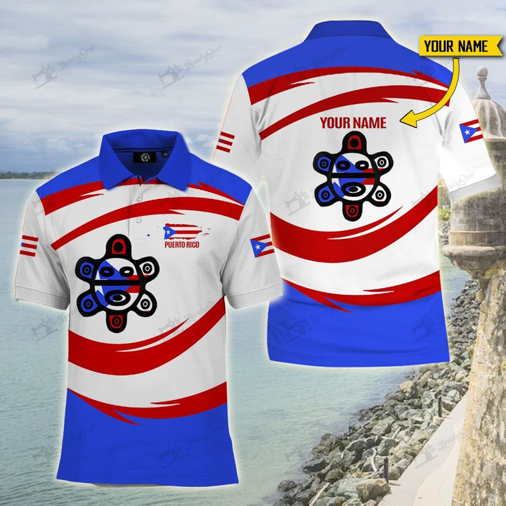 BIT20091406 Puerto Rico Personalized Polo Shirt