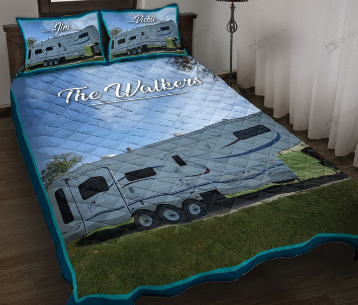Custom DVE20101403 Camper Quilt Bed Set
