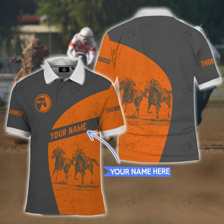 Thoroughbred racing Personalized Polo Shirt DVT21031902
