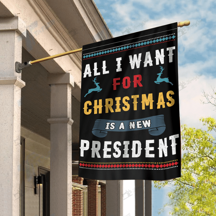 All I Want For Christmas House Flag THF21110102