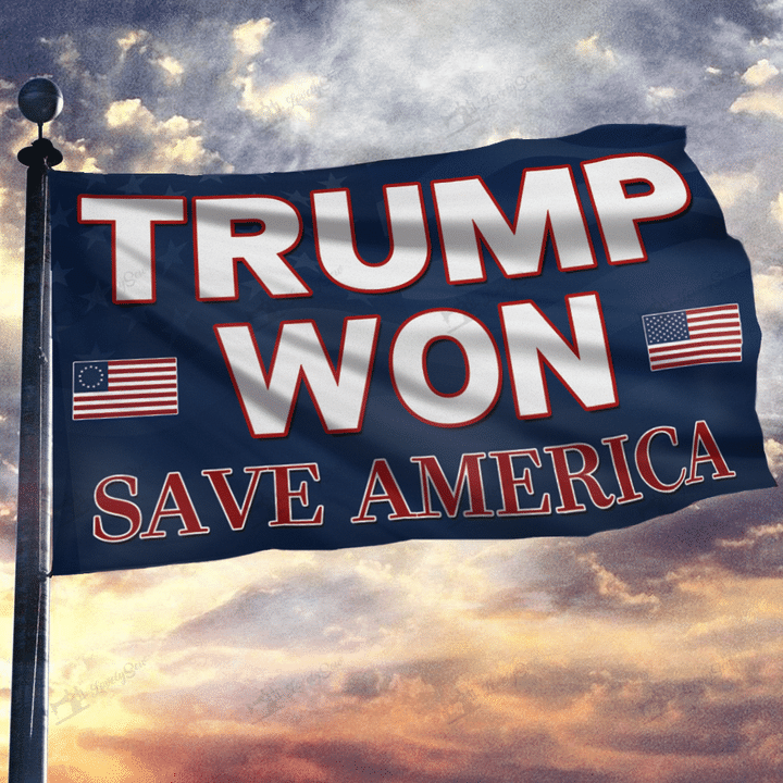 Trump Won-Save America Flag THF21110108