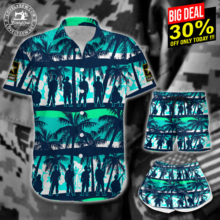 US Army Hawaii Shirt & Shorts TRT22010703-TRO22010703