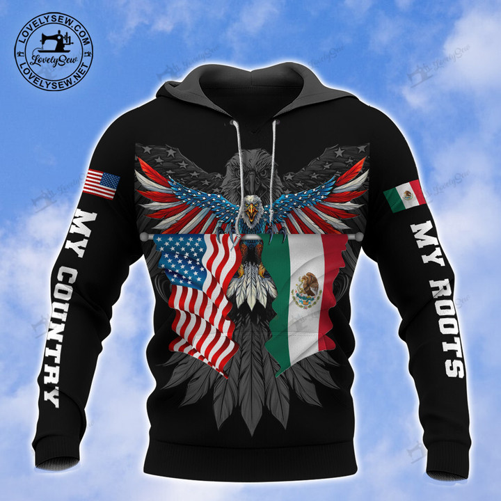 Mexico-American My Roots My Country 3D Clothes BIT22011006