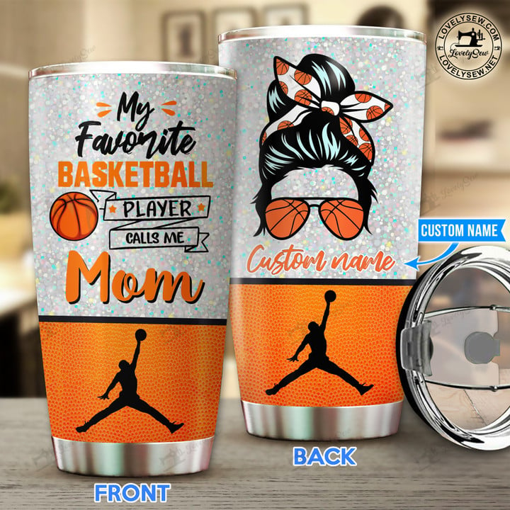 Basketball Mom Personalized Stainless Steel Tumbler TRU22021004