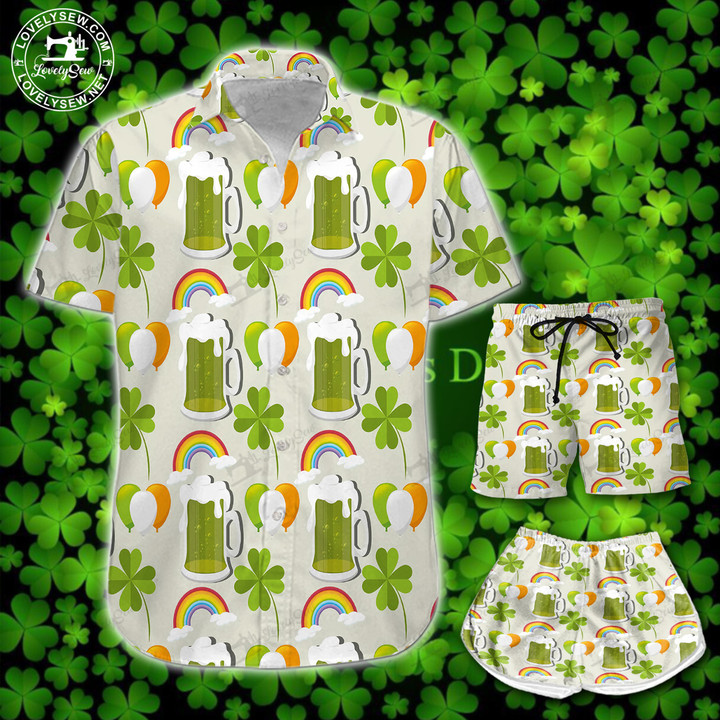St. Patrick Day Hawaii Shirt & Shorts TRT22021804-TRO22021804