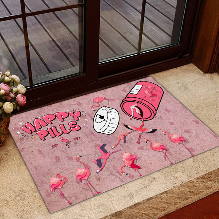 Flamingo Happy Pills Doormat THJ22062451