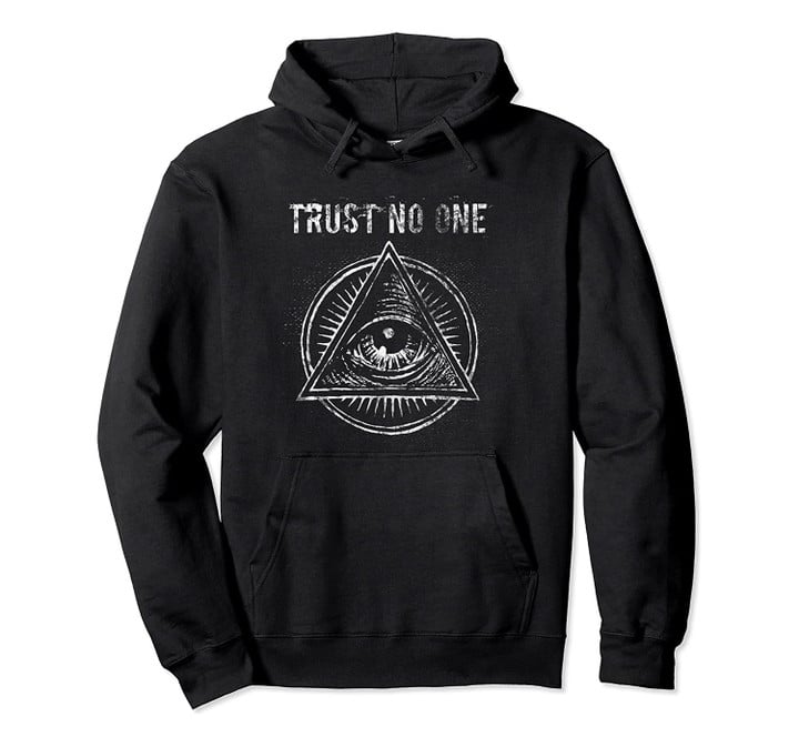 Illuminati Hoodie Trust No One Shirt All Seeing Eye, T-Shirt, Sweatshirt