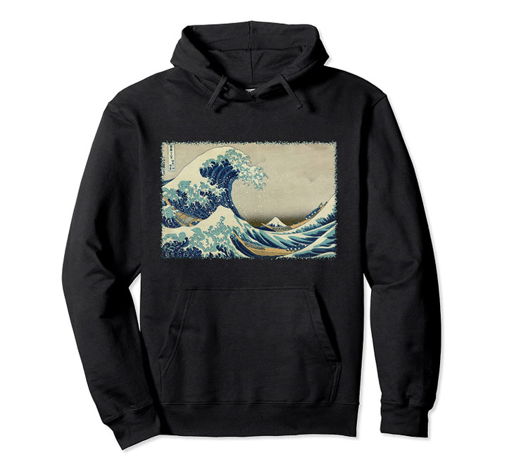 Great Wave off Kanagawa by Katsushika Hokusai Hoodie, T-Shirt, Sweatshirt