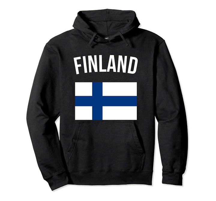 Finland Flag Finnish Hoodie Finland Hooded Sweatshirt Pullover Hoodie, T-Shirt, Sweatshirt