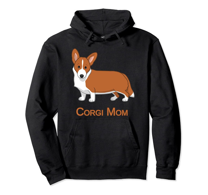 Cute Red Cardigan Welsh Corgi Mom Dog Lovers Pullover Hoodie, T-Shirt, Sweatshirt