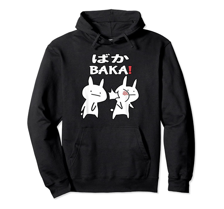 Funny Anime Baka Rabbit Slap Pullover Hoodie, T-Shirt, Sweatshirt