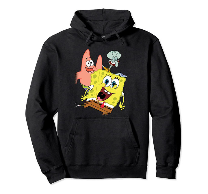 SpongeBob SquarePants Patrick,Squidward,Spongebob Pullover Hoodie, T-Shirt, Sweatshirt