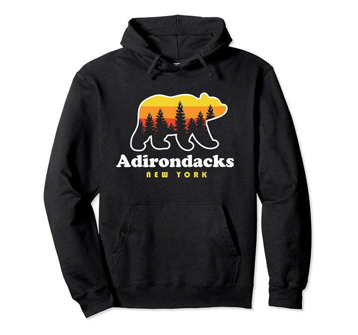 Adirondacks NY Bear Woods New York Pullover Hoodie, T-Shirt, Sweatshirt