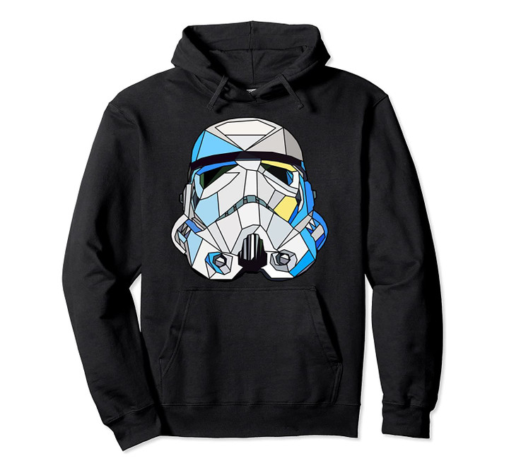 Star Wars Stained Glass Stormtrooper Helmet Graphic Hoodie, T-Shirt, Sweatshirt