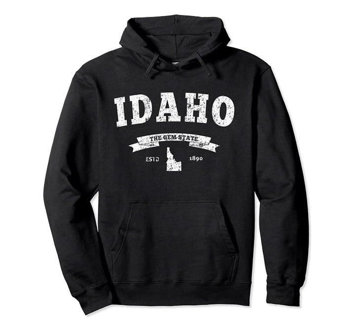 Idaho Hoodie. Vintage Idaho Sweatshirt Retro ID, T-Shirt, Sweatshirt