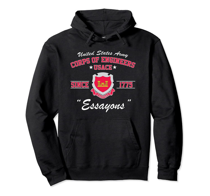 Army Corps of Engineers (USACE) Pullover Hoodie, T-Shirt, Sweatshirt