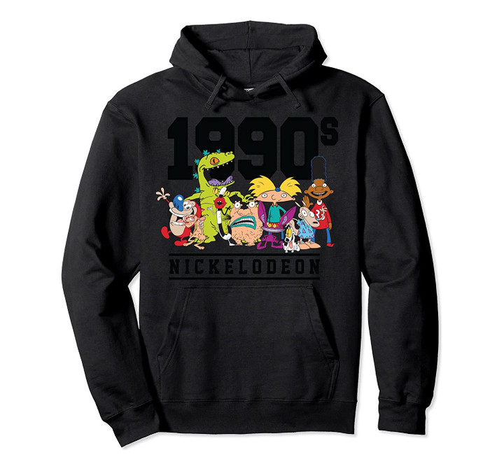 Nickelodeon 1990s Classic Cartoon Pullover Hoodie, T-Shirt, Sweatshirt