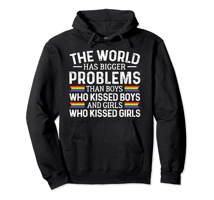 The World Has Bigger Problems Than Boys LGBT Pride Pullover Hoodie, T-Shirt, Sweatshirt