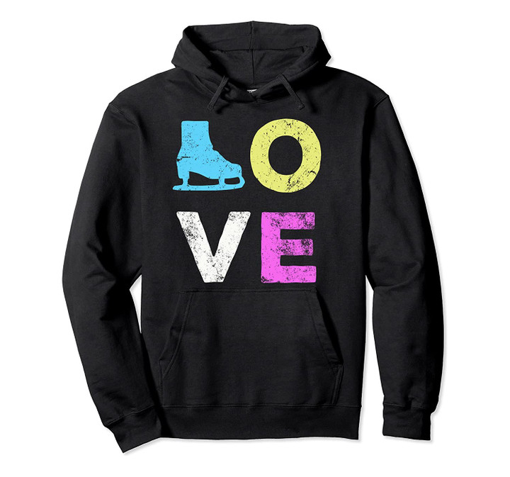 LOVE Skate American Team Fan Gift Pullover Hoodie, T-Shirt, Sweatshirt