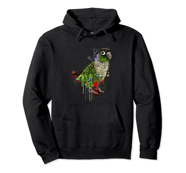 Green Cheek Conure Hoodie, Cute Conure Parrot Hoodies, T-Shirt, Sweatshirt