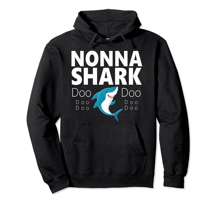 Nonna Shark Doo Doo Gift Pullover Hoodie, T-Shirt, Sweatshirt