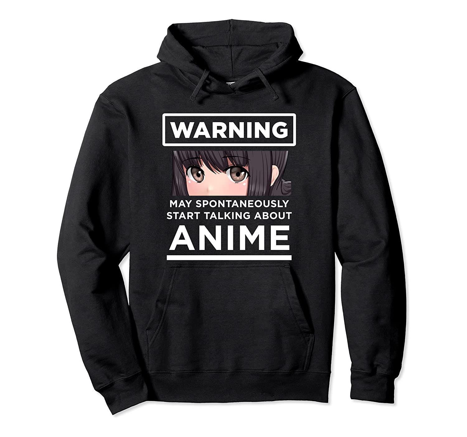 Warning May Spontaneously Start Talking About Anime Pullover Hoodie, T-Shirt, Sweatshirt