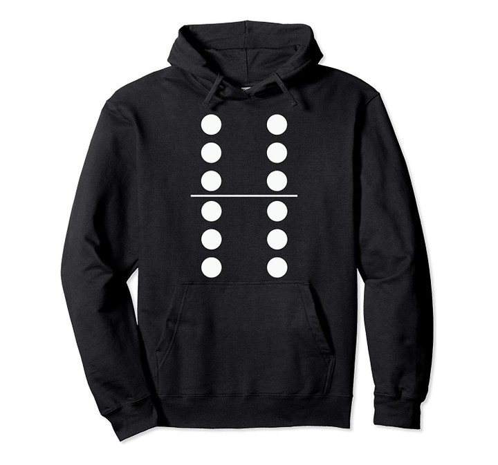 Funny Group Matching Halloween Costume Domino Dominoes 66 Pullover Hoodie