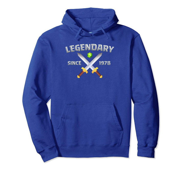 Legendary Since 1978 Clash Swords Clan 41st Birthday Royale Pullover Hoodie