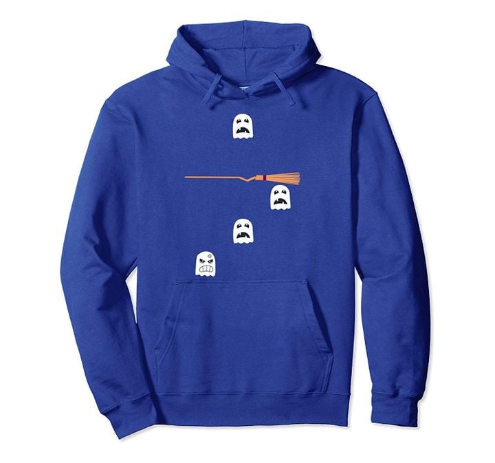 Funny Matching Halloween Costume Domino Dominoes Ghosts 13 Pullover Hoodie