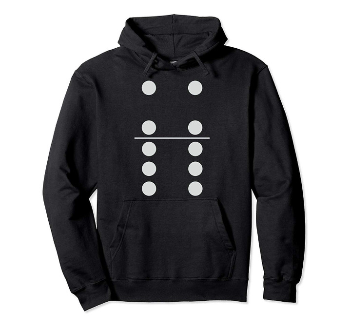 Funny Group Matching Halloween Costume Domino Dominoes 46 Pullover Hoodie