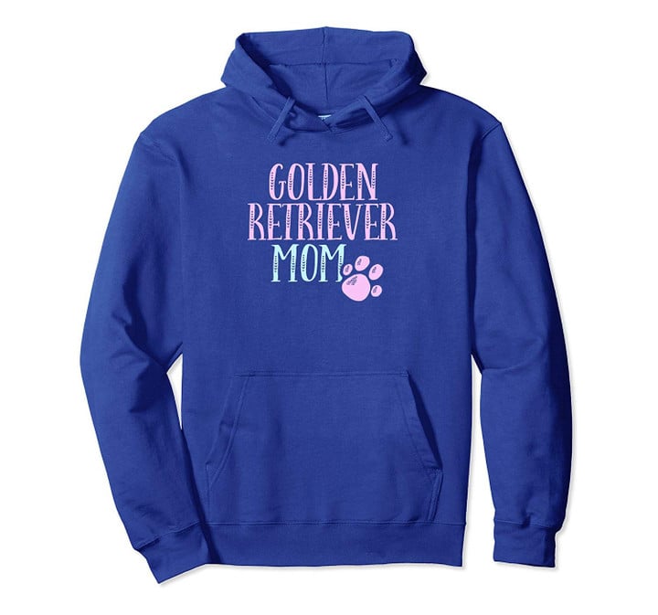 Golden Retriever Mama Dog Lover Mom Owner Cute Gift Women Pullover Hoodie