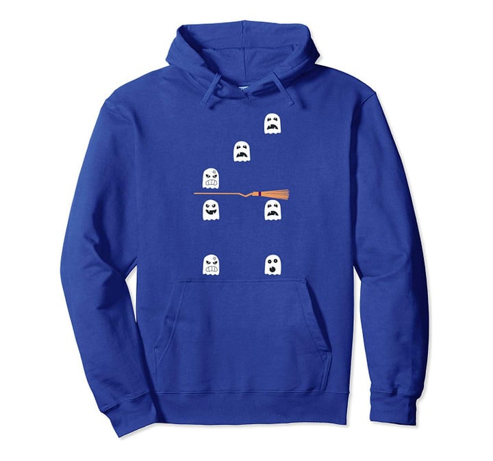 Funny Matching Halloween Costume Domino Dominoes Ghosts 34 Pullover Hoodie