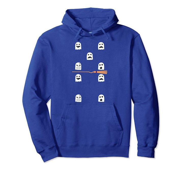 Funny Matching Halloween Costume Domino Dominoes Ghosts 54 Pullover Hoodie