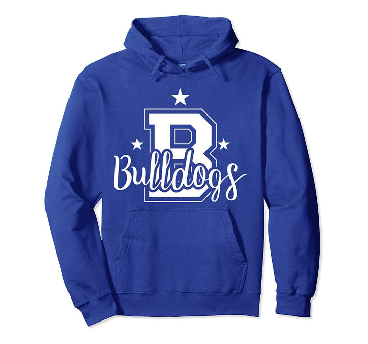 Schools Sports Mascot Bulldogs Team Fanatic Gift Pullover Hoodie
