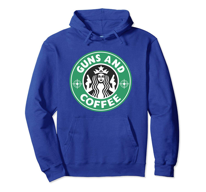 Guns and Coffee - Guns Ammo & America Clothing Co. Pullover Hoodie