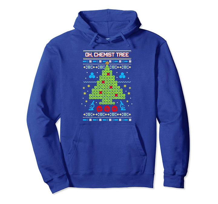 Oh Chemist Tree Ugly Christmas Gift Pullover Hoodie