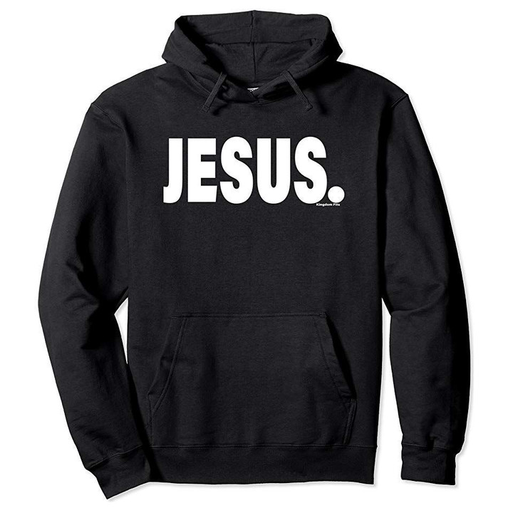 "Jesus" Christian Graphic Pullover Hoodie