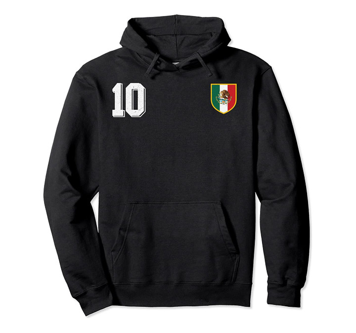 Retro Mexico Soccer for Mexican Fans of Football or futbol Pullover Hoodie